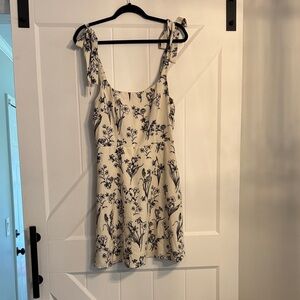 Floral Tie-Strap Dress